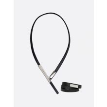 BRICK ASYMMETRIC - prémium bőr női karkötő + nyaklánc 