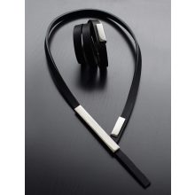 BRICK ASYMMETRIC - prémium bőr női karkötő + nyaklánc 