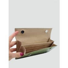 BRICK - prémium bőr női pénztárca - nyomott mintás