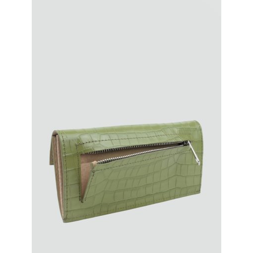 BRICK - prémium bőr női pénztárca - fekete