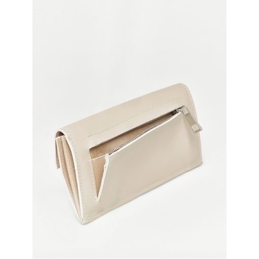 BRICK - prémium bőr női pénztárca - szövött