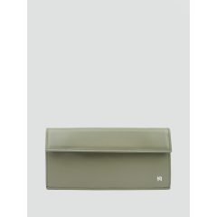 BRICK - prémium bőr női pénztárca - olíva