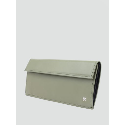 BRICK - prémium bőr női pénztárca - olíva