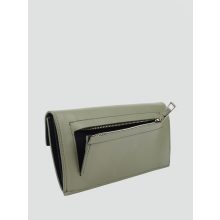 BRICK - prémium bőr női pénztárca - olíva