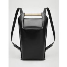 PONS - prémium bőr férfi hátitáska - fekete