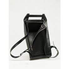 PONS - prémium bőr férfi hátitáska - fekete