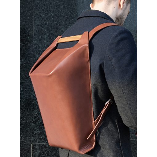 PONS - prémium férfi hátitáska - gesztenye