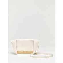 PONS - prémium bőr női borítéktáska - beige