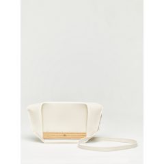 PONS - prémium bőr női borítéktáska - beige