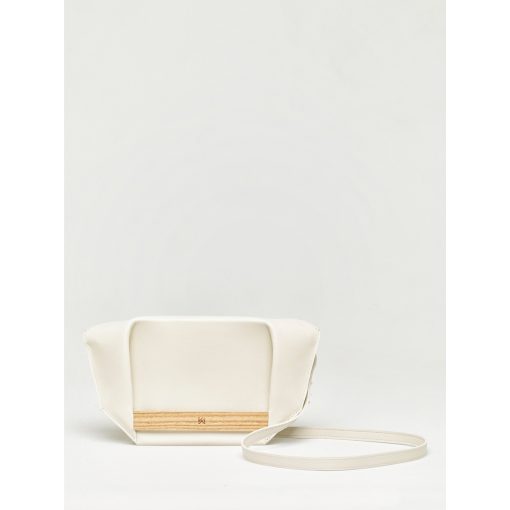PONS - prémium bőr női borítéktáska - beige
