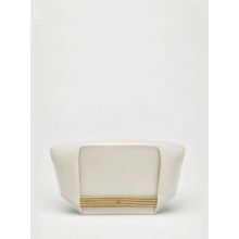 PONS - prémium bőr női borítéktáska - beige