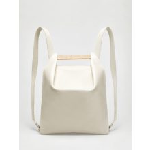 PONS - prémium bőr női mini hátitáska - beige