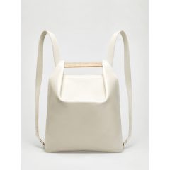 PONS - prémium bőr női mini hátitáska - beige