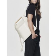PONS - prémium bőr női mini hátitáska - beige