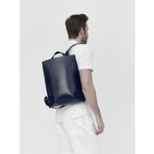 LIÉ - prémium bőr női hátitáska  - sötétkék