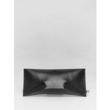 LIÉ - prémium bőr női borítéktáska - fekete