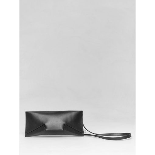 LIÉ - prémium bőr női borítéktáska - fekete