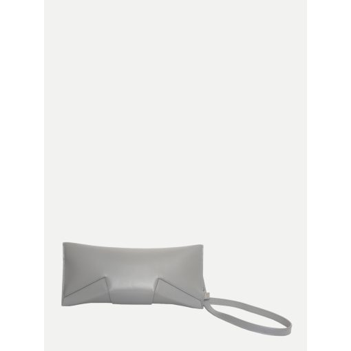 LIÉ - prémium bőr női borítéktáska / crossbody - szürke