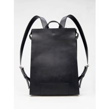 EAVES - prémium bőr férfi hátitáska - fekete