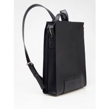 EAVES - prémium bőr férfi hátitáska - fekete