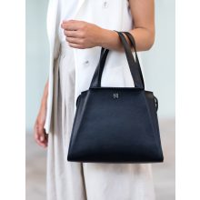 Silhouette  - prémium bőr női kézitáska és válltáska - fekete