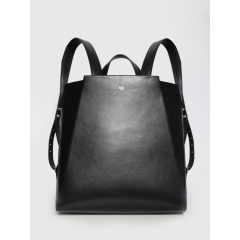 Silhouette  - prémium bőr női mini hátitáska - fekete