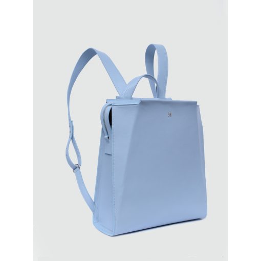 Silhouette - prémium bőr női mini hátitáska - halványkék