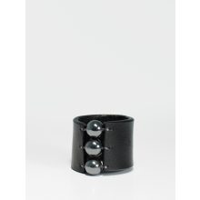 Hematit  - prémium bőr női gyűrű