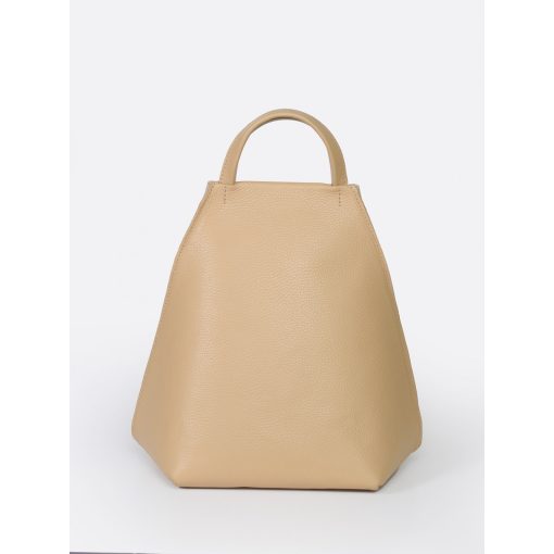 BLANCHE - prémium bőr női kézitáska - pezsgő