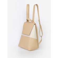 BLANCHE - prémium bőr női mini hátitáska - pezsgő