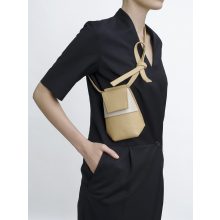 BLANCHE - prémium bőr női telefontartó - pezsgő