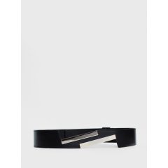 WOMAN II BALANCE - prémium bőr női öv - fekete