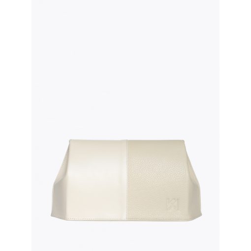 BRAVE - prémium bőr női válltáska / crossbody - törtfehér