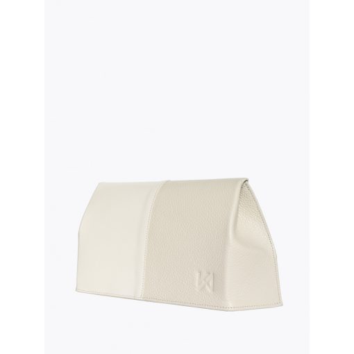 BRAVE - prémium bőr női válltáska / crossbody - törtfehér