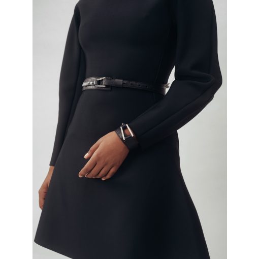 BRAVE - prémium bőr női karkötő - fekete