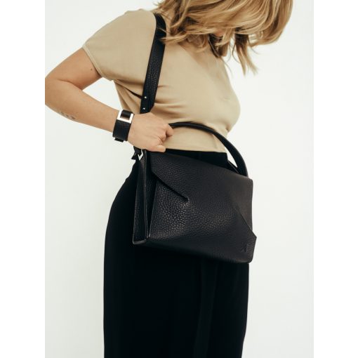 SLOW  - prémium bőr női karkötő - fekete