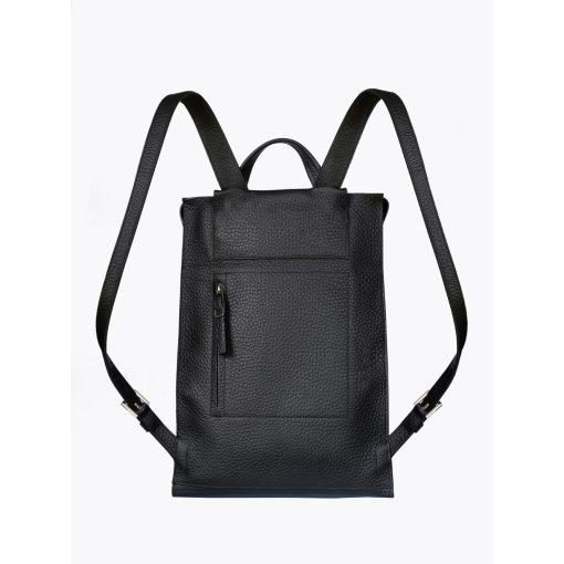 SLOW - prémium bőr női hátitáska - fekete
