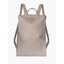 SLOW - prémium bőr női hátitáska - nude