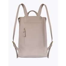 SLOW - prémium bőr női hátitáska - nude