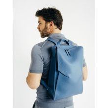 SLOW - prémium bőr női hátitáska - Atlantis kék