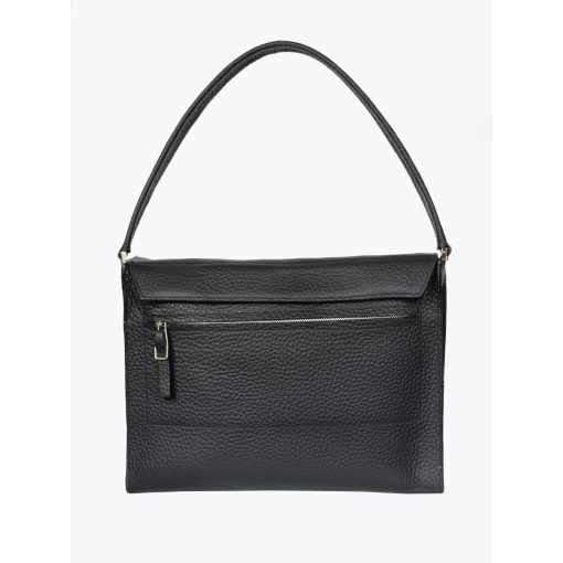 SLOW - prémium bőr női válltáska - fekete