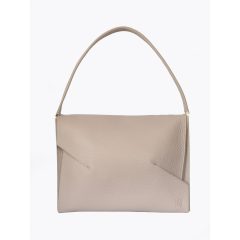 SLOW - prémium bőr női válltáska - nude