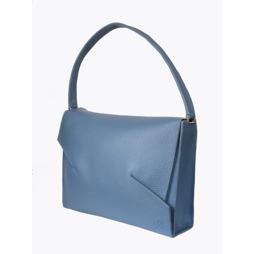 SLOW - prémium bőr női válltáska - Atlantis kék