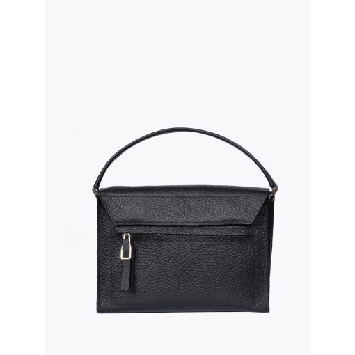 SLOW - prémium bőr női kézitáska / válltáska - fekete