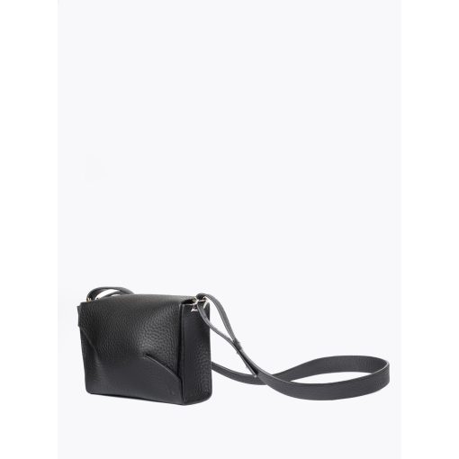 SLOW - prémium bőr női válltáska / crossbody - fekete