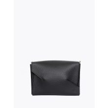 SLOW - prémium bőr női válltáska / crossbody - fekete