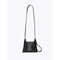   Clarté - prémium bőr női mini válltáska / crossbody - fekete