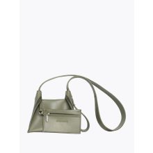Clarté - prémium bőr női mini válltáska / crossbody - olíva