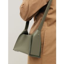 Clarté - prémium bőr női mini válltáska / crossbody - fekete