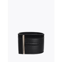 Clarté  - prémium bőr női karkötő - fekete